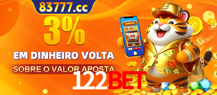 Promoção para baixar e instalar o aplicativo do cassino 122BET. O banner oferece uma recompensa de R1aR1aR8, com a imagem de uma cobra sobre moedas de ouro.