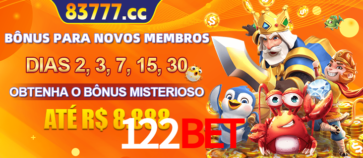Anúncio dos benefícios para Membro VIP Sênior na plataforma 122BET, incluindo bônus promocionais, semanais e mensais, ilustrado com o personagem Fortune Tiger.